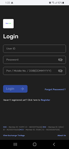 Shareetrade Screen 2