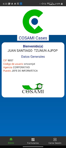 COSAMI Cases Screen 2