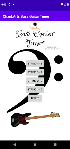 ChankArts™ - Bass Guitar Tuner Screen 2