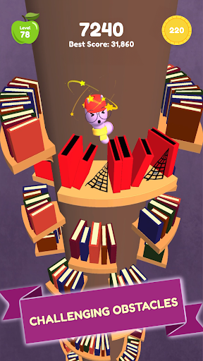 Book Worm Helix Bounce Screen 3