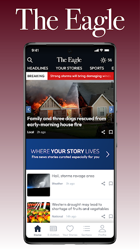 Android application The Eagle BCS screenshort