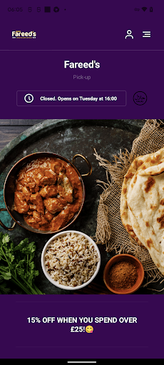 Android application Fareed's screenshort