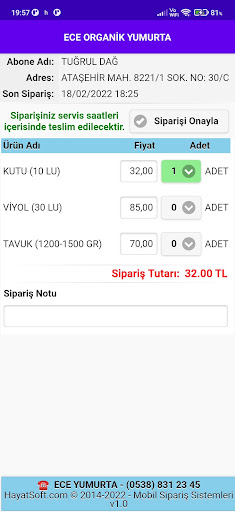 Ece Organik Yumurta Screen 2