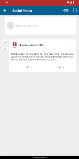 Fidelity International Events Screen 3