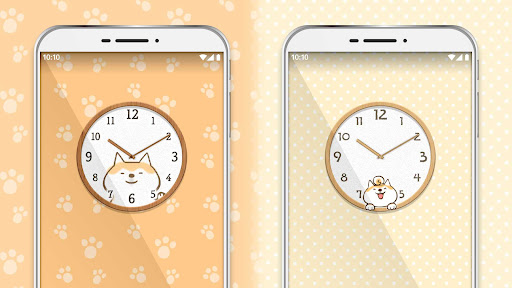 Android application Clocks Widget Shibachin screenshort