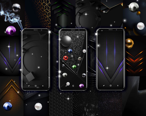Black live wallpaper Screen 2
