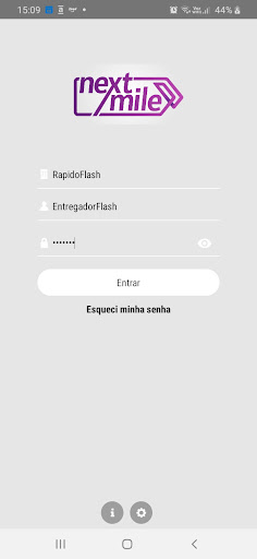 Android application Next Mile screenshort