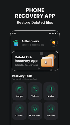 Deleted photo Ai File recover Screen 2