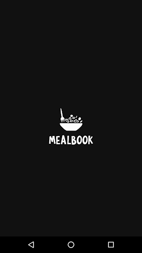 Android application MealBook screenshort