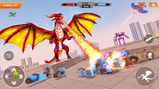 Monster Truck Robot Car Game 1.4.0 APK screenshots 4