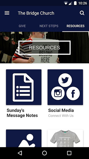 Screenshot of The Bridge Church (VA)