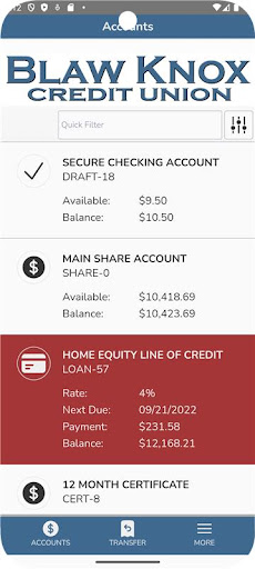 Blaw Knox CU MemberNet Screenshot 2 - AppWisp.com