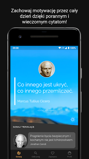 Android application Znakomite Cytaty screenshort