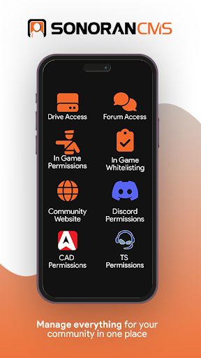 Android application Sonoran CMS screenshort