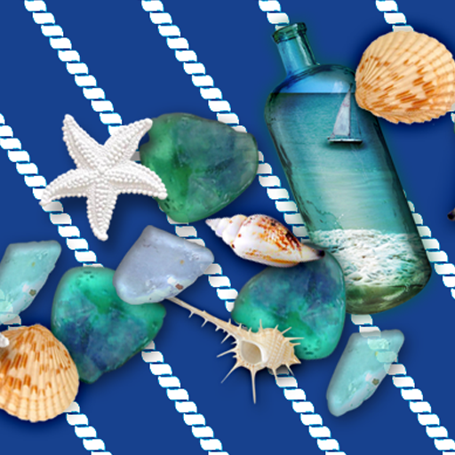 Deep Marine Blue Wallpaper logo