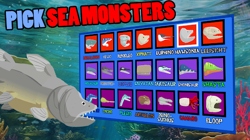 Megalodon Fights Sea Monsters MOD