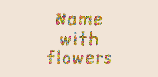 Name With Flowers - Name Art