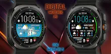 Digital Weather Watch face P5 APK