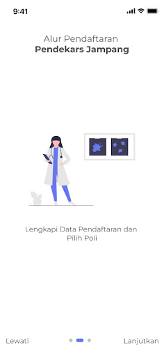 Android application PendekaRS Jampang screenshort
