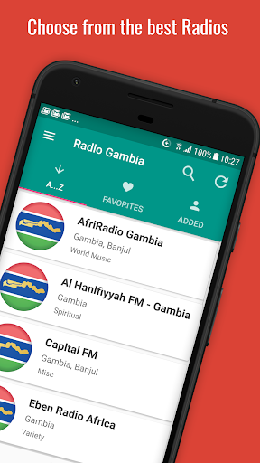 Android application Gambia Radio Stations screenshort