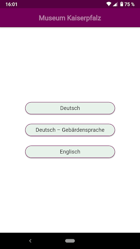 Android application Museum Kaiserpfalz screenshort