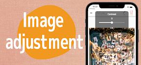 Add text on photo screenshot