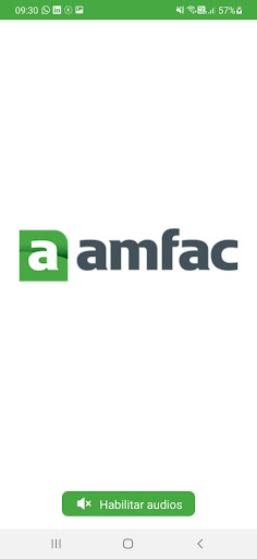 Android application Asociarte en AMFAC screenshort