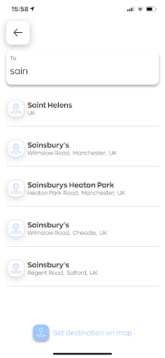 Android application Blackburn Cars screenshort