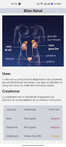Analyse medicale Screen 3