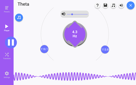 Screenshot 6 Sleep Beats: Binaural Beat Gen android