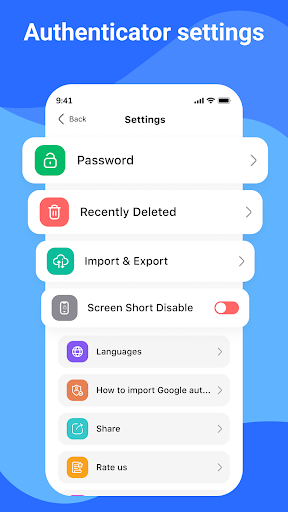 Authenticator - 2FA and Password
