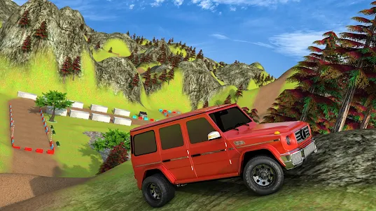 mountain 4×4 SUV jeep driving
