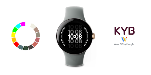 Android application Echo Watch Face by KYB screenshort