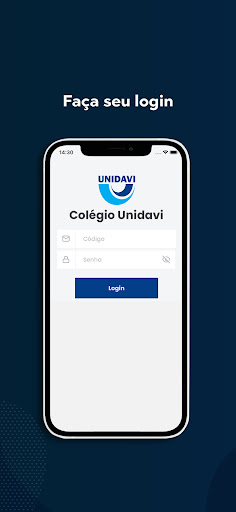 Android application Minha Unidavi Responsável screenshort