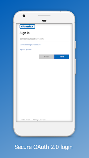Android application RA660Navi Reporting screenshort