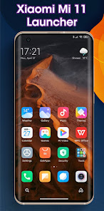 Captura de Pantalla 1 Xiaomi mi 11 Launcher, theme f android