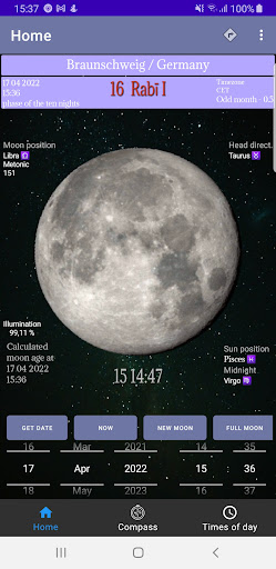 LuniSolar Calendar Pro Screen 2