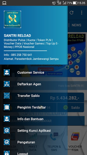 SANTRI RELOAD-Agen Pulsa, Kuota,PPOB Terlengkap