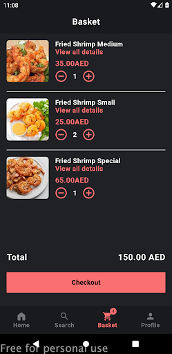 Shrimp N Dip Screen 3