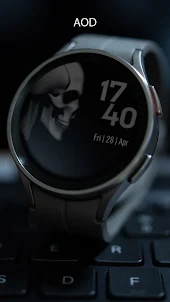 AI Skull Watchface CRC029