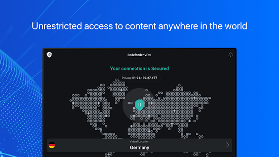 Bitdefender VPN: Fast & Secure Screenshot