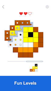 Blocky coloring Puzzle