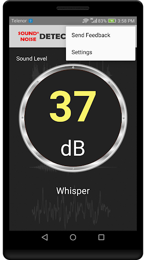 Screenshot of Sound and Noise Detector