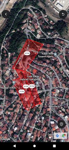 Android application Topograf Parsel Sorgu 2023 screenshort