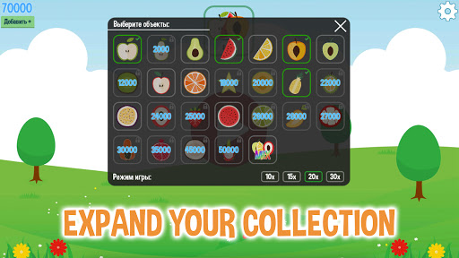 Android application Pick Fruit screenshort