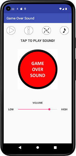 Android application Game Over Sound screenshort