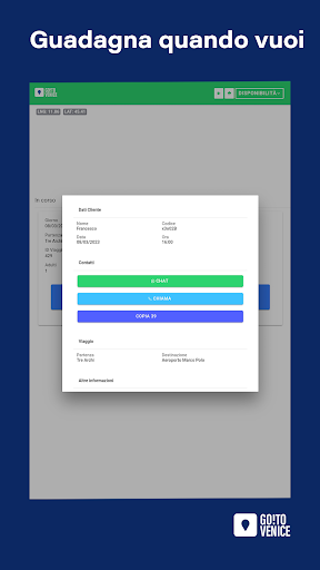 GotoVenice Driver Screen 2