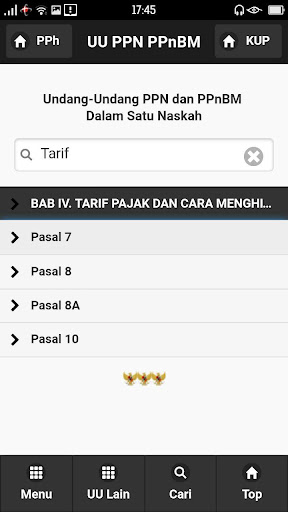 UU Pajak Komplit 2016 Screen 3