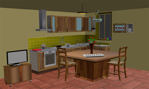 3D Escape Games-Puzzle Kitchen Screen 2