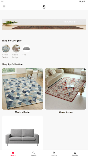 Android application Iranian Carpet Center screenshort